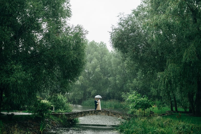 Forest Wedding Ceremony Setup
